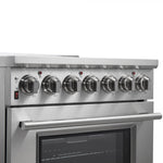 Forno Massimo 30" Stainless Steel Freestanding Electric Range with True Convection and Air Fry (4.32 Cu. Ft.) - FFSEL6020-30