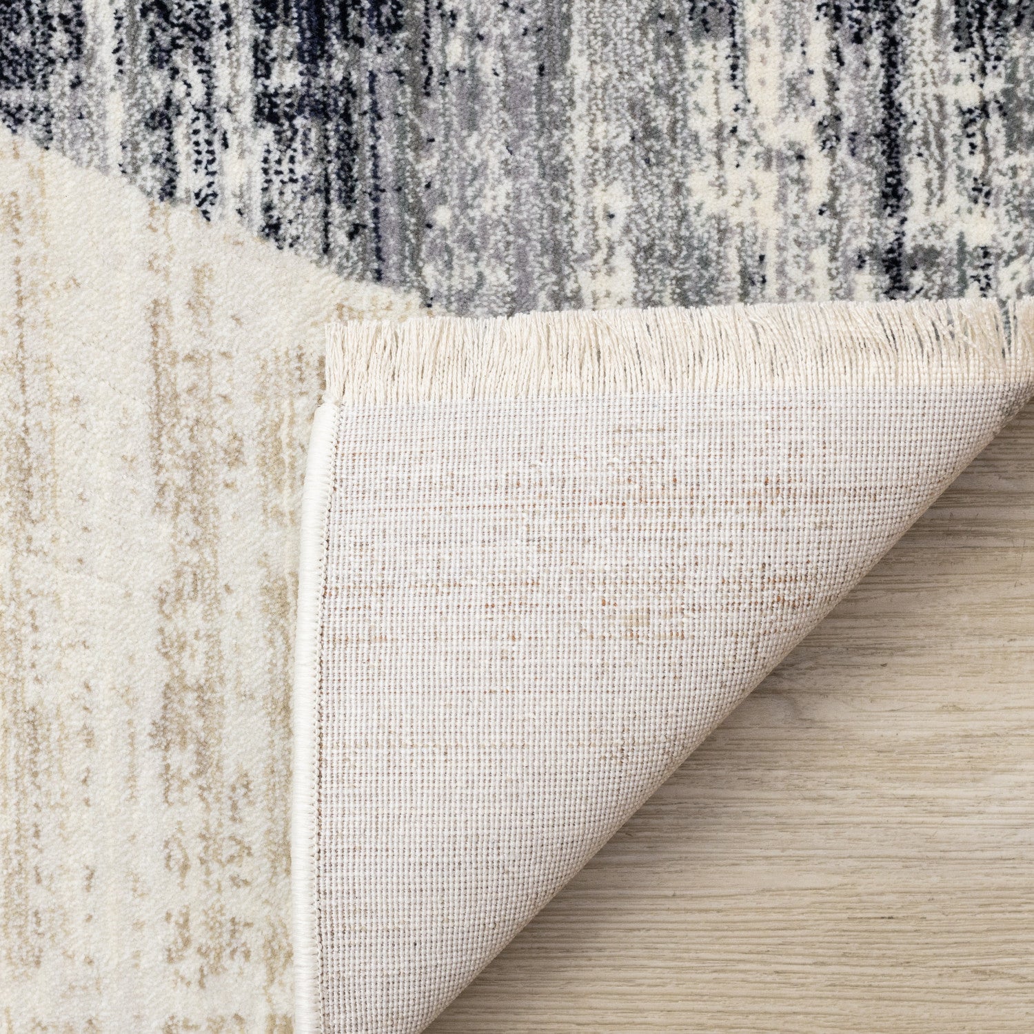 Sterling Modern Teardrop Area Rug - 8' X 11' - Brown/Cream