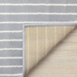 Functional Modern Arches Area Rug - 5' X 8' - Grey/White