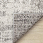 Elise Modern Geometric Area Rug - 5' X 8' - Grey/Black/White