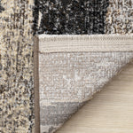 Allure Modern Dark Area Rug - 8' X 11' - Black/Brown