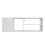 Kenfig Floating Entertainment Centre - White/Stamp/Yellow