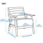 Medici Accent Chair - Blue