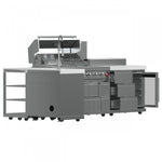 Forno Bulnes White Countertop Outdoor Kitchen with 40" 84,000 BTU BBQ and Beverage Centre - FODKT2520WHT