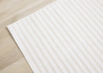 Machine Washable Modern Stripes Area Rug - 5' X 8' - Cream/Beige
