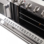 Forno Galiano 48" Stainless Steel Freestanding Double Oven Gas Range (6.58 Cu. Ft.) - FFSGS6444-48