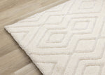Sasha Soft Diamonds Area Rug - 7' X 10' - Cream