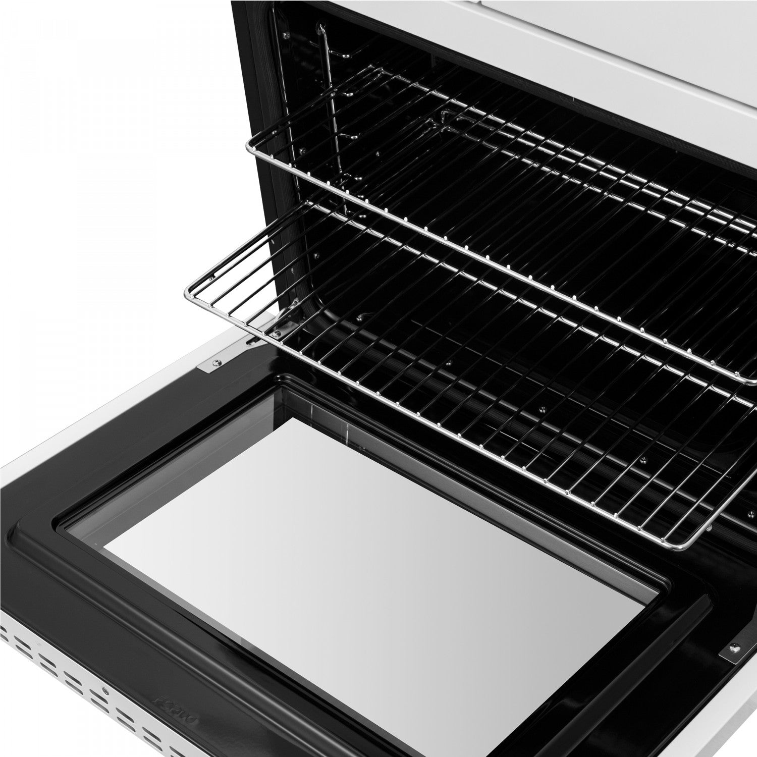 Forno Asti White 30" French Door Double Wall Oven with Dual True Convection and Air Fry (7.36 Cu. Ft.) - FBOEL1340-30WHT