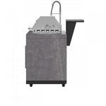 Forno Rimini Gray Countertop Outdoor Kitchen with 30" 62,600 BTU BBQ and Beverage Centre - FODKT2544BLK