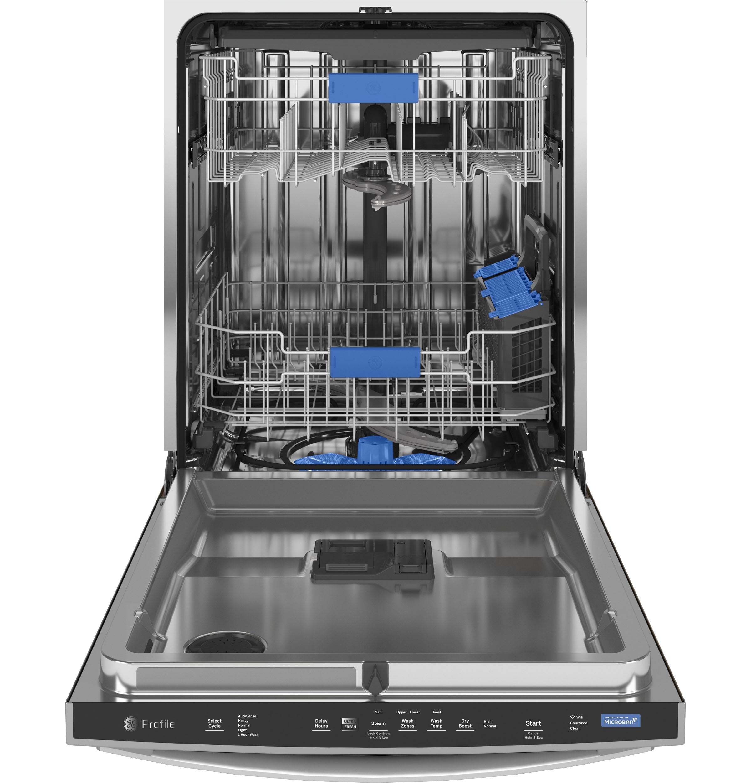 GE Profile Fingerprint Resistant Stainless Steel UltraFresh System 24" Dishwasher - PDT755SYRFS