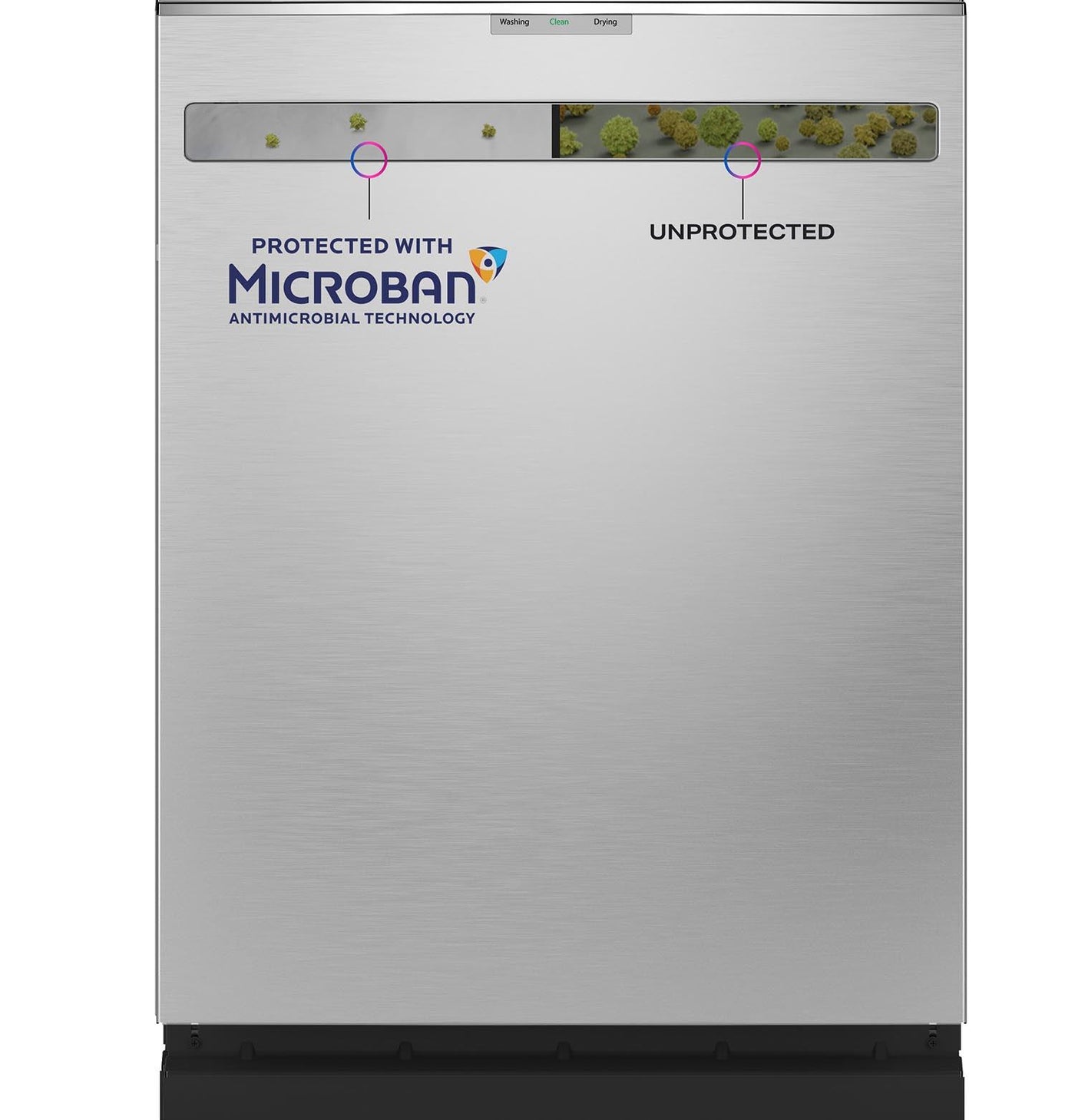 GE Profile Fingerprint Resistant Stainless Steel UltraFresh System 24" Dishwasher with Stainless Steel Interior - PDP755SYRFS