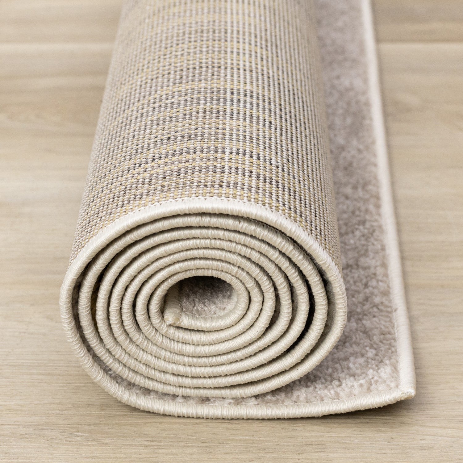 Maui Contemporary Geometric Area Rug - 8' X 11' - Cream/Yellow