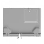 Forno Salerno 36" 20 Cu.Ft. White Side-by-Side Refrigerator with Ice & Water Dispenser - FFRBI1844-36WHT