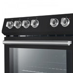 Forno Leonardo Black Slide-in Electric Range (5.0 Cu. Ft.) - FFSEL6022-30BLK