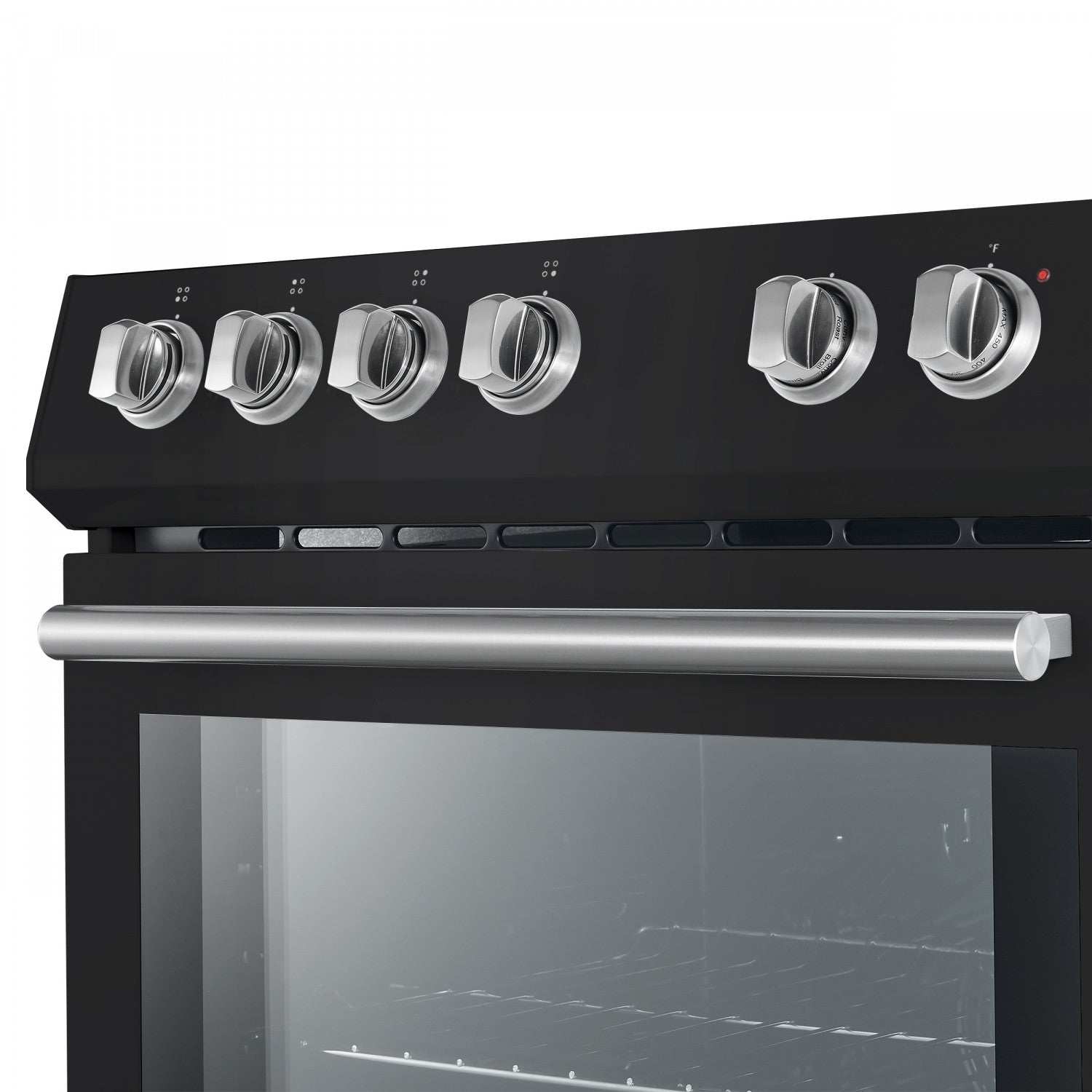 Forno Leonardo Black Slide-in Electric Range (5.0 Cu. Ft.) - FFSEL6022-30BLK