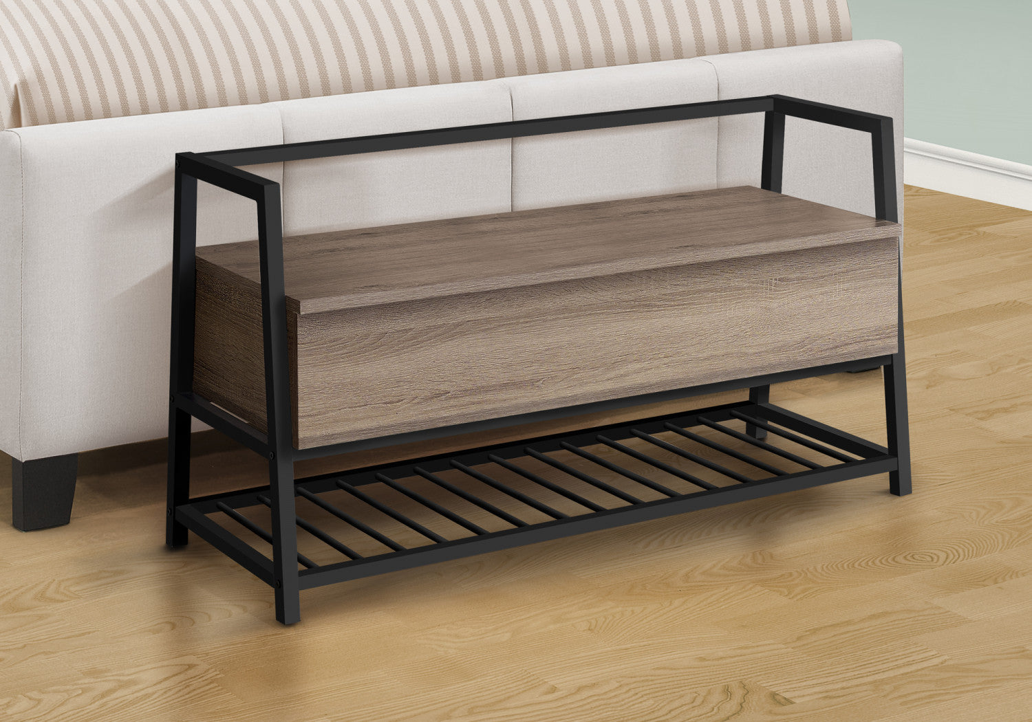 Fyra Bench - Dark Taupe
