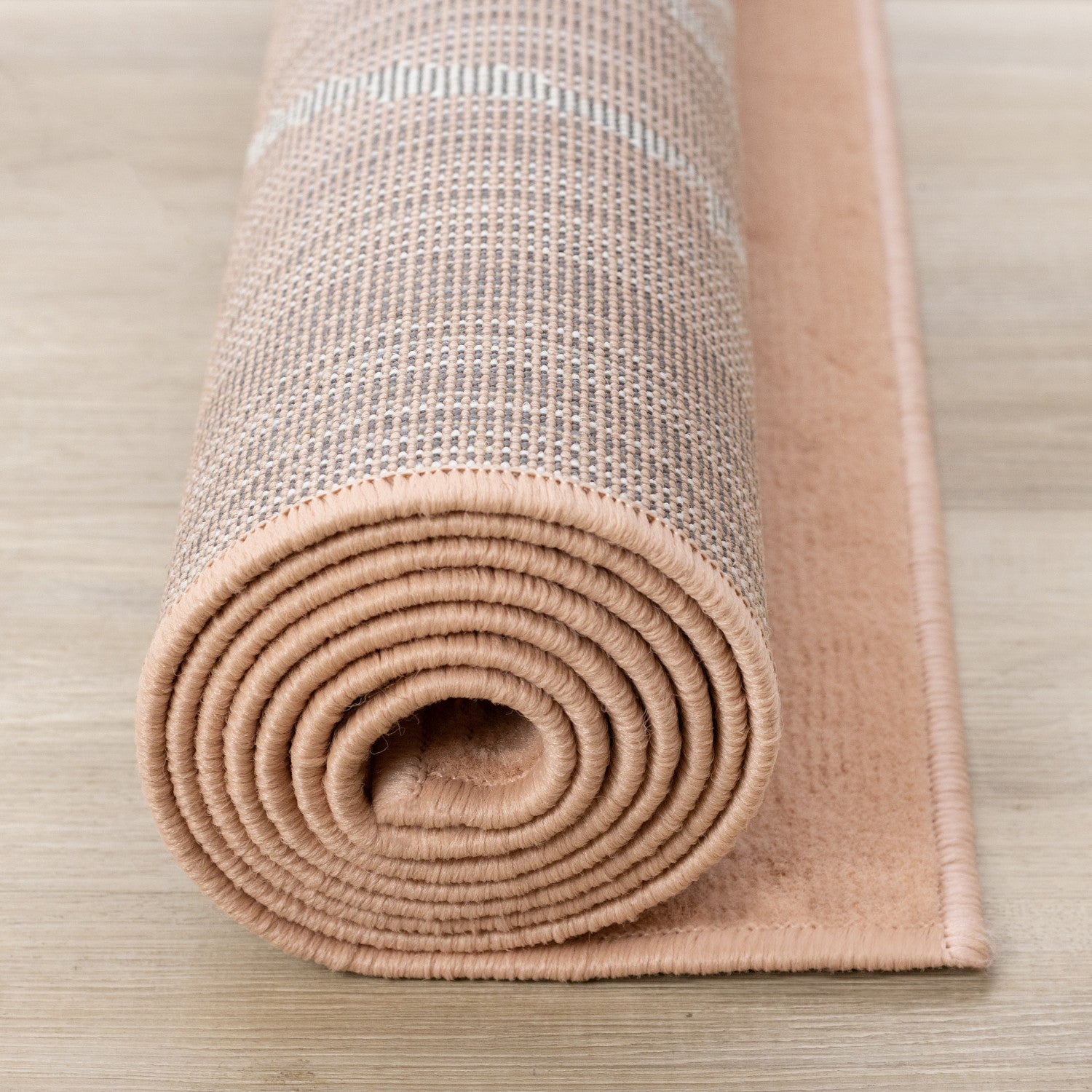 Kids Playing Board Area Rug - 5' X 8' - Pink/Cream