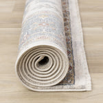 Macie Traditional Border Area Rug - 8' X 11' - Cream/Blue