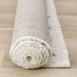 Palmer Casual Contemporary Speckled Area Rug - 5' X 8' - White/Grey