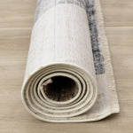 Sterling Modern Teardrop Area Rug - 5' X 8' - Brown/Cream