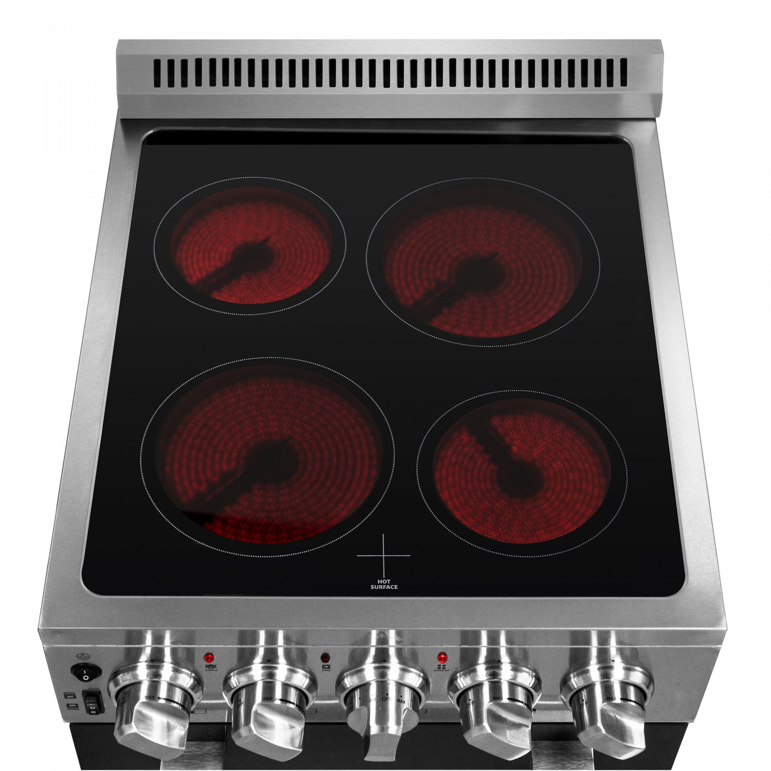 Forno Pallermo 20" Stainless Steel Freestanding Electric Range (2.05 Cu. Ft.) - FFSEL6051-20