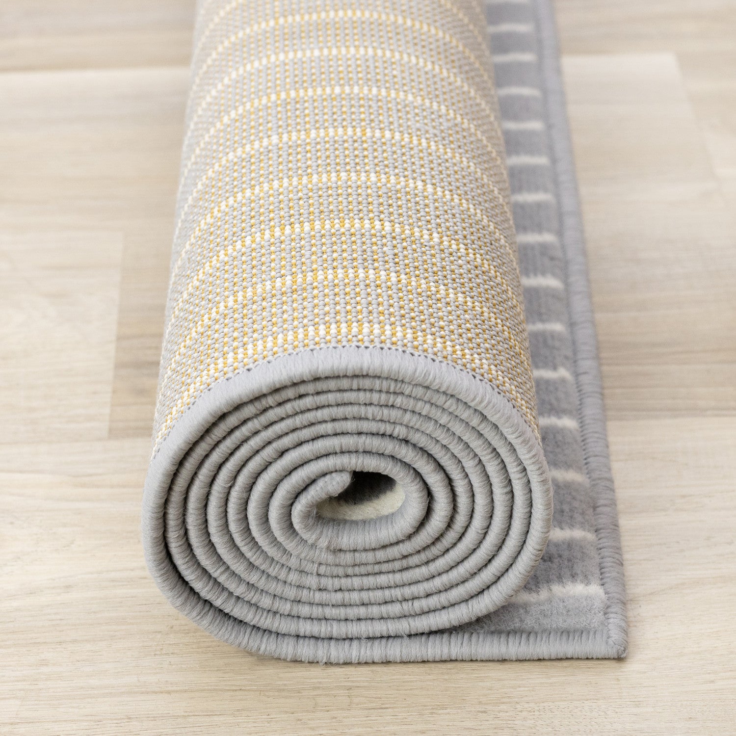 Functional Modern Arches Area Rug - 8' X 11' - Grey/White