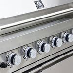 Forno Bulnes Black Countertop Outdoor Kitchen with 40" 84,000 BTU BBQ and Beverage Centre - FODKT2520BLK