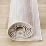 Logan Modern Lines Area Rug - 8' X 11' - Cream