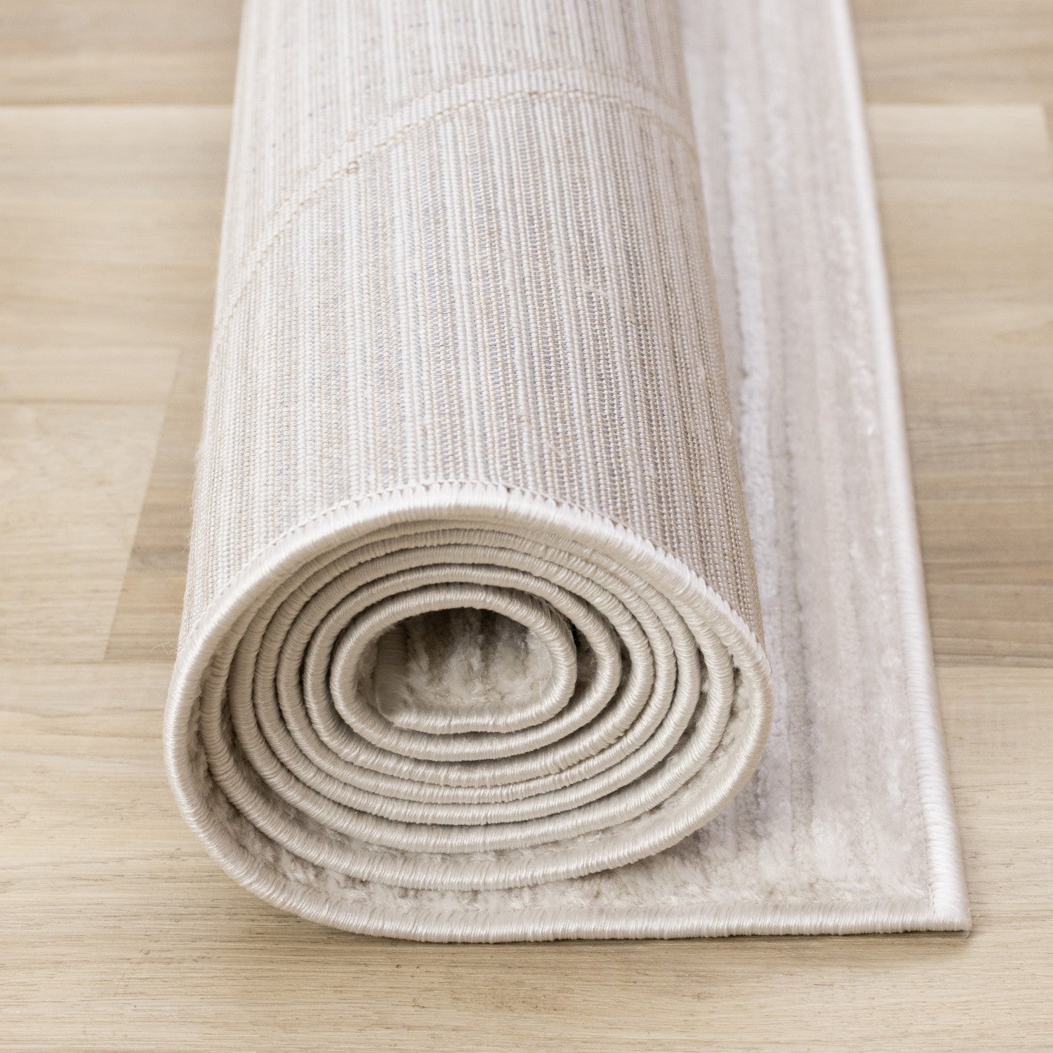 Logan Modern Lines Area Rug - 8' X 11' - Cream