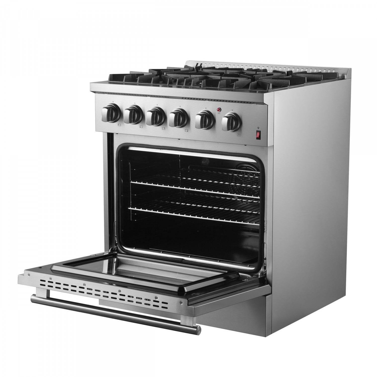 Forno Marco 30" Stainless Steel Dual Fuel Range with True Convection (4.32 Cu. Ft.) - FFSGS6197-30