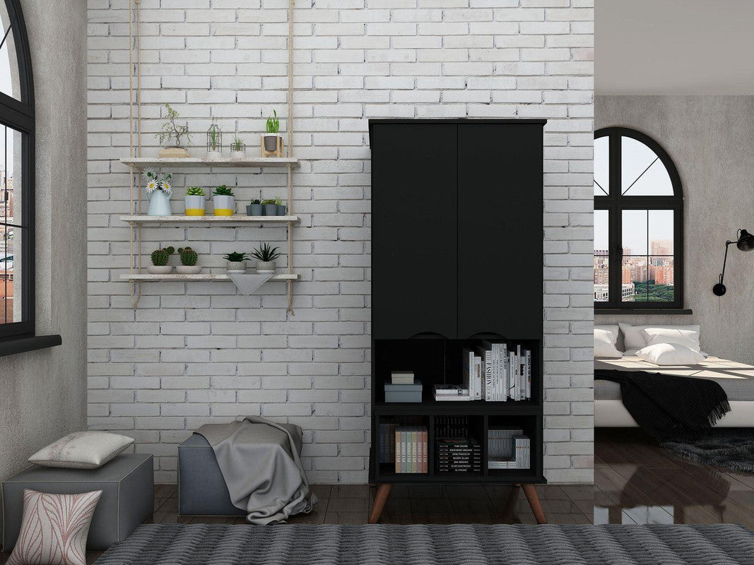 Applesham Display Cabinet - Black