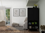 Applesham Display Cabinet - Black