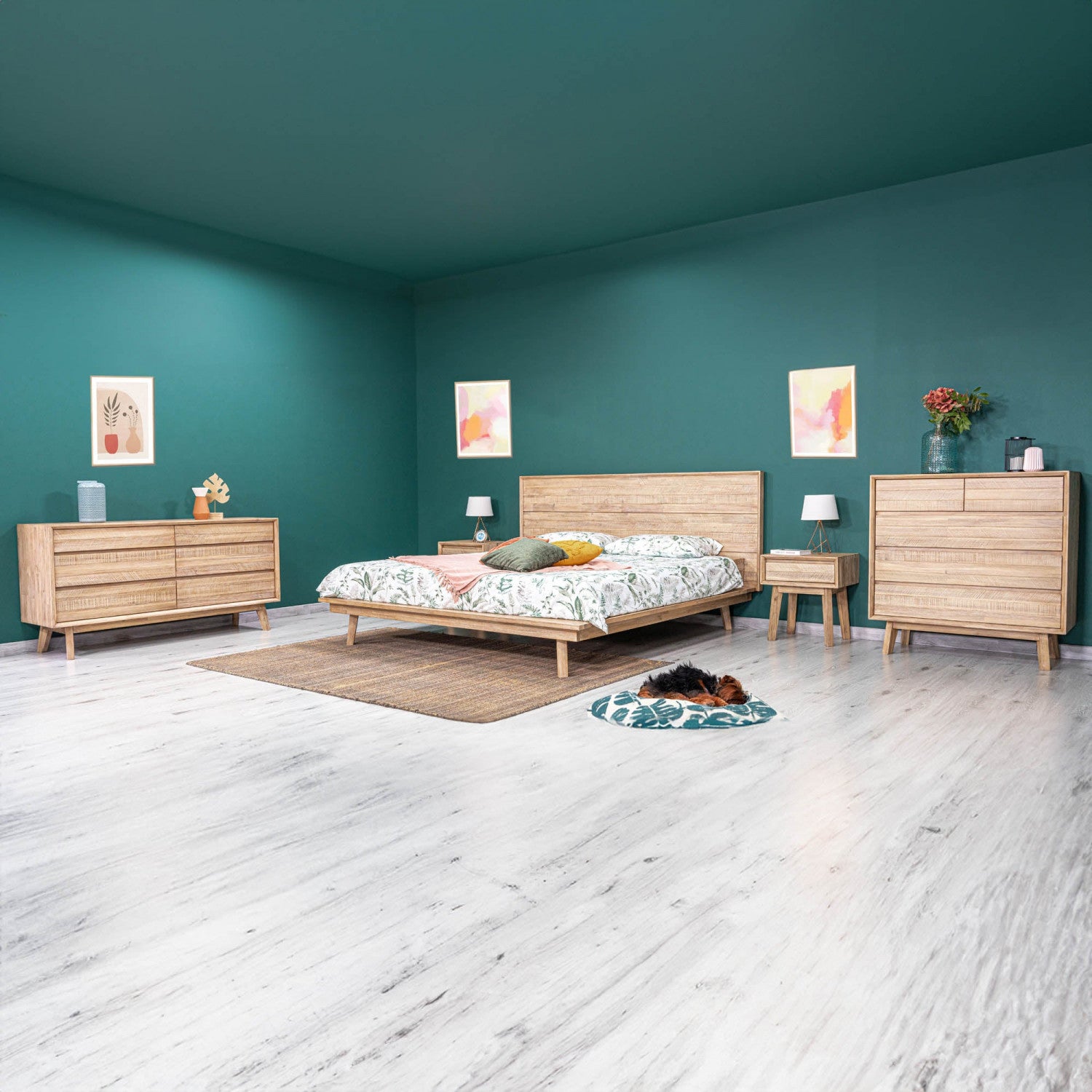 Abenra 1 Drawer Night Table - Light Driftwood