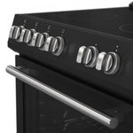 Forno Leonardo Black Slide-in Electric Range (5.0 Cu. Ft.) - FFSEL6022-30BLK