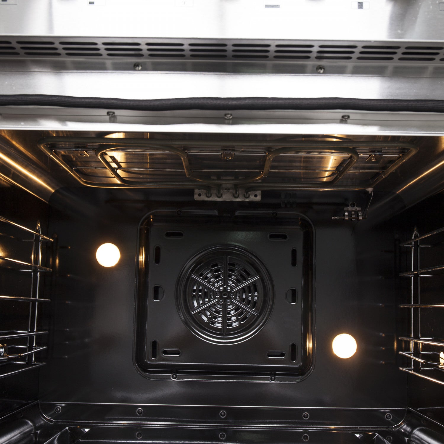 Forno Galiano 30" Stainless Steel French Door Dual Fuel Range with True Convection (4.32 Cu. Ft.) - FFSGS6356-30