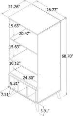 Applesham Display Cabinet - Black