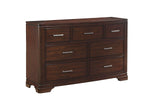 Arista 6-Piece Full Storage Bedroom Package - Brown Cherry