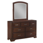 Arista 6-Piece Full Storage Bedroom Package - Brown Cherry