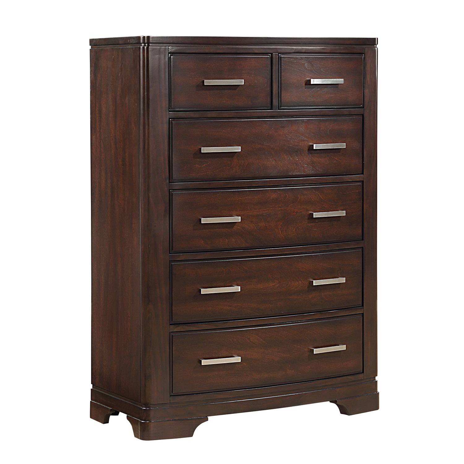 Arista 5-Piece Full Storage Bedroom Package - Cherry
