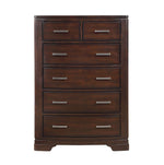Arista 6-Drawer Chest - Brown Cherry