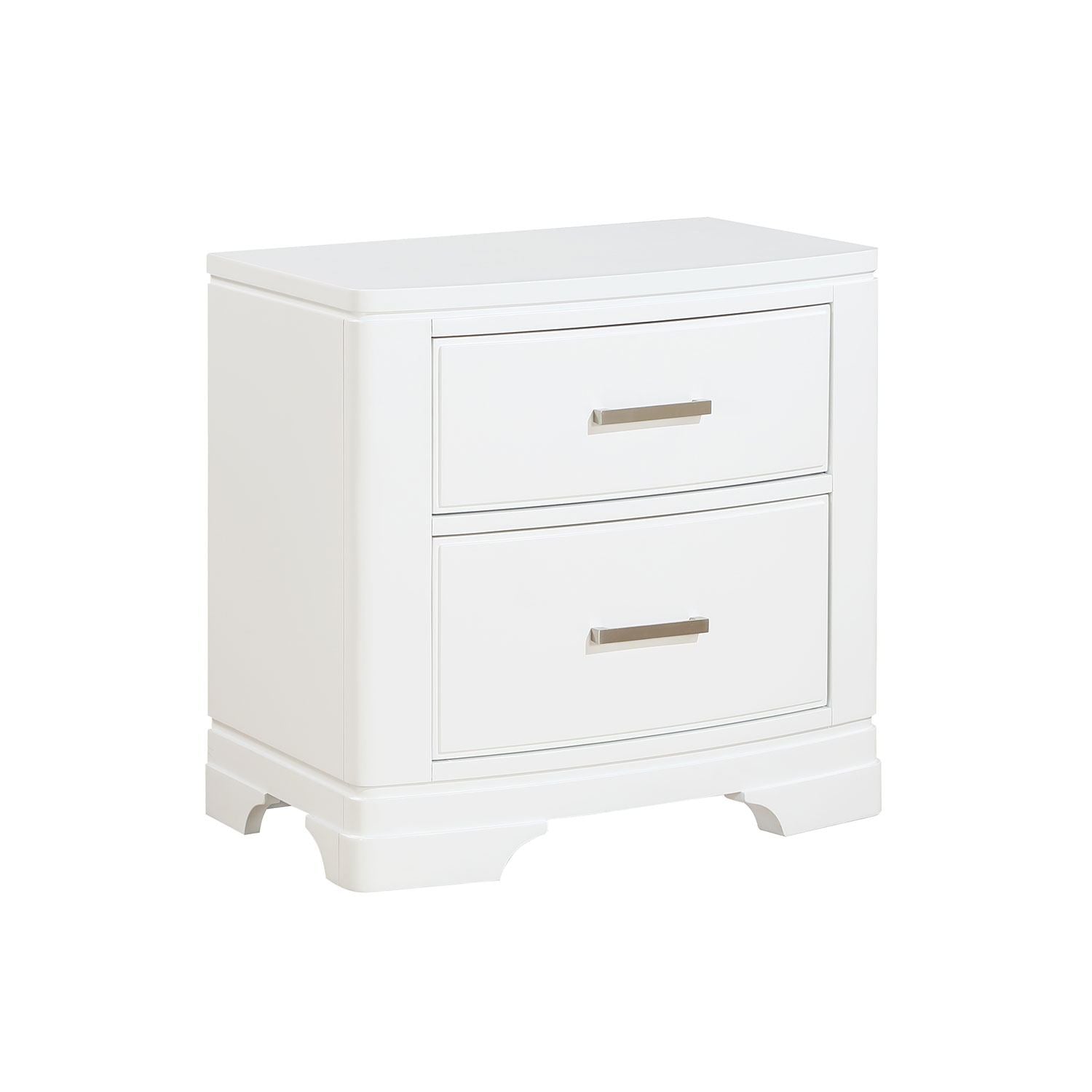 Arista 5-Piece Full Storage Bedroom Package - White