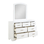 Arista 6-Piece Full Storage Bedroom Package - White