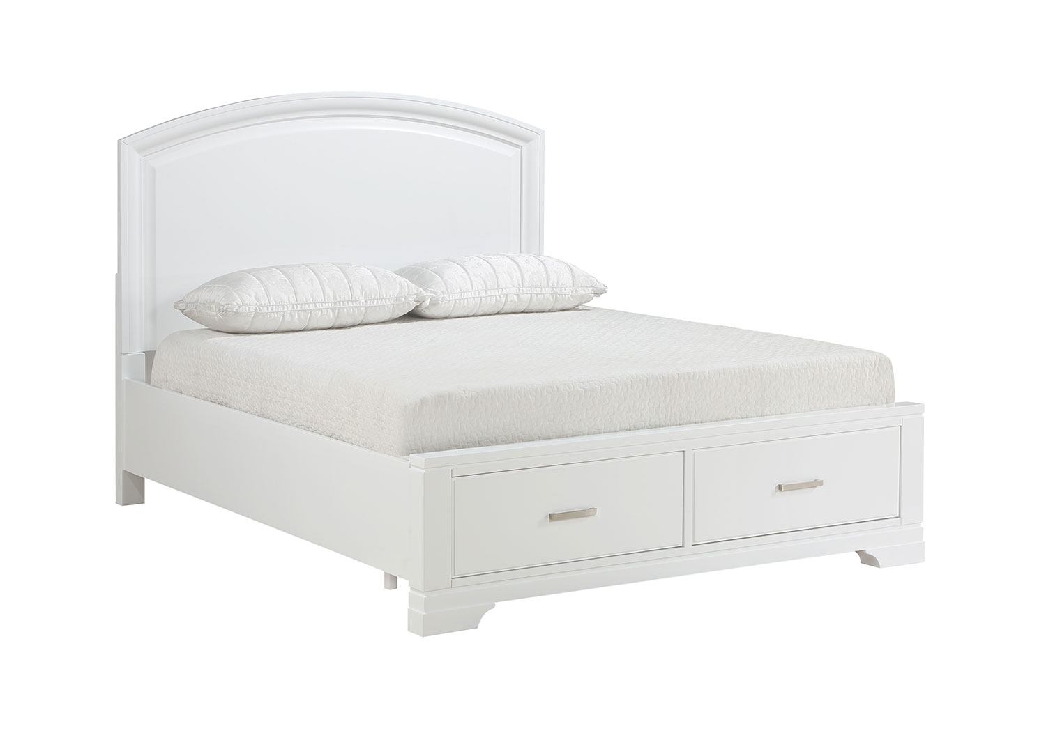 Arista 5-Piece Full Storage Bedroom Package - White