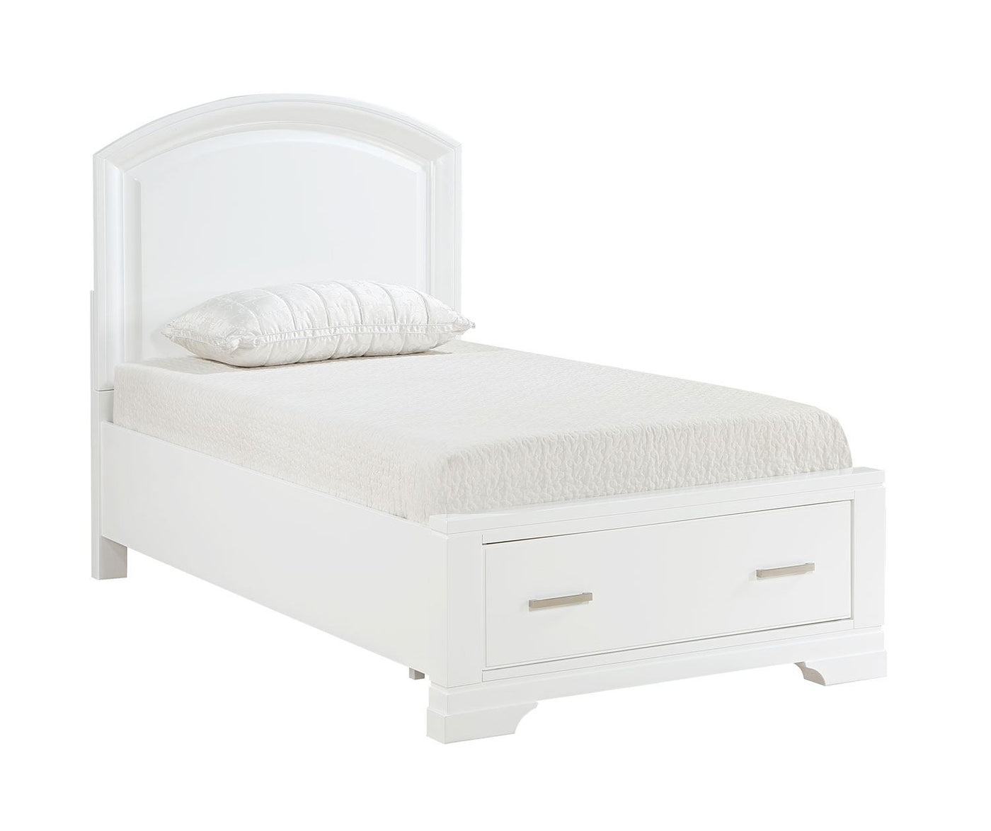 Arista 6-Piece Twin Storage Bedroom Set - White