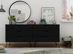 Nuuk 6-Drawer Double Dresser - Black
