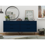 Nuuk 6-Drawer Double Dresser - Midnight Blue
