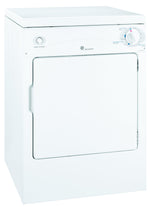 GE White Portable Washer (3.3 IEC Cu. Ft.) & Electric Dryer (3.6 Cu. Ft.) - GNW128PSMWW/PSKP333EBWW