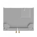 Forno Salerno 33" 15.6 Cu.Ft. White Freestanding Side-by-Side Refrigerator - FFRBI1805-33WHT
