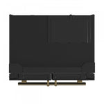 Forno Moena 36" 19.2 Cu.Ft. Black Counter-Depth French Door Refrigerator with Ice Maker - FFRBI1820-36BLK