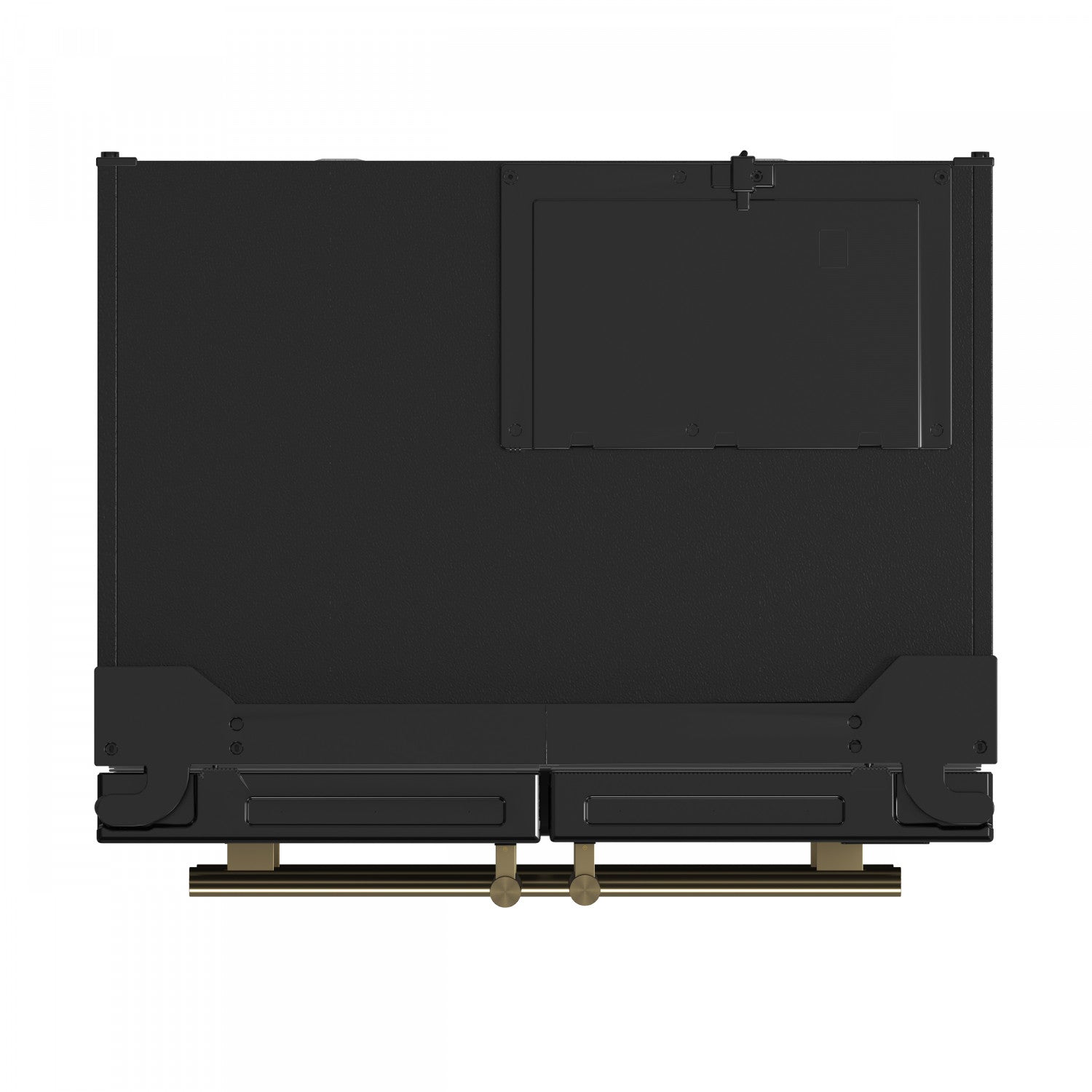 Forno Moena 36" 19.2 Cu.Ft. Black Counter-Depth French Door Refrigerator with Ice Maker - FFRBI1820-36BLK